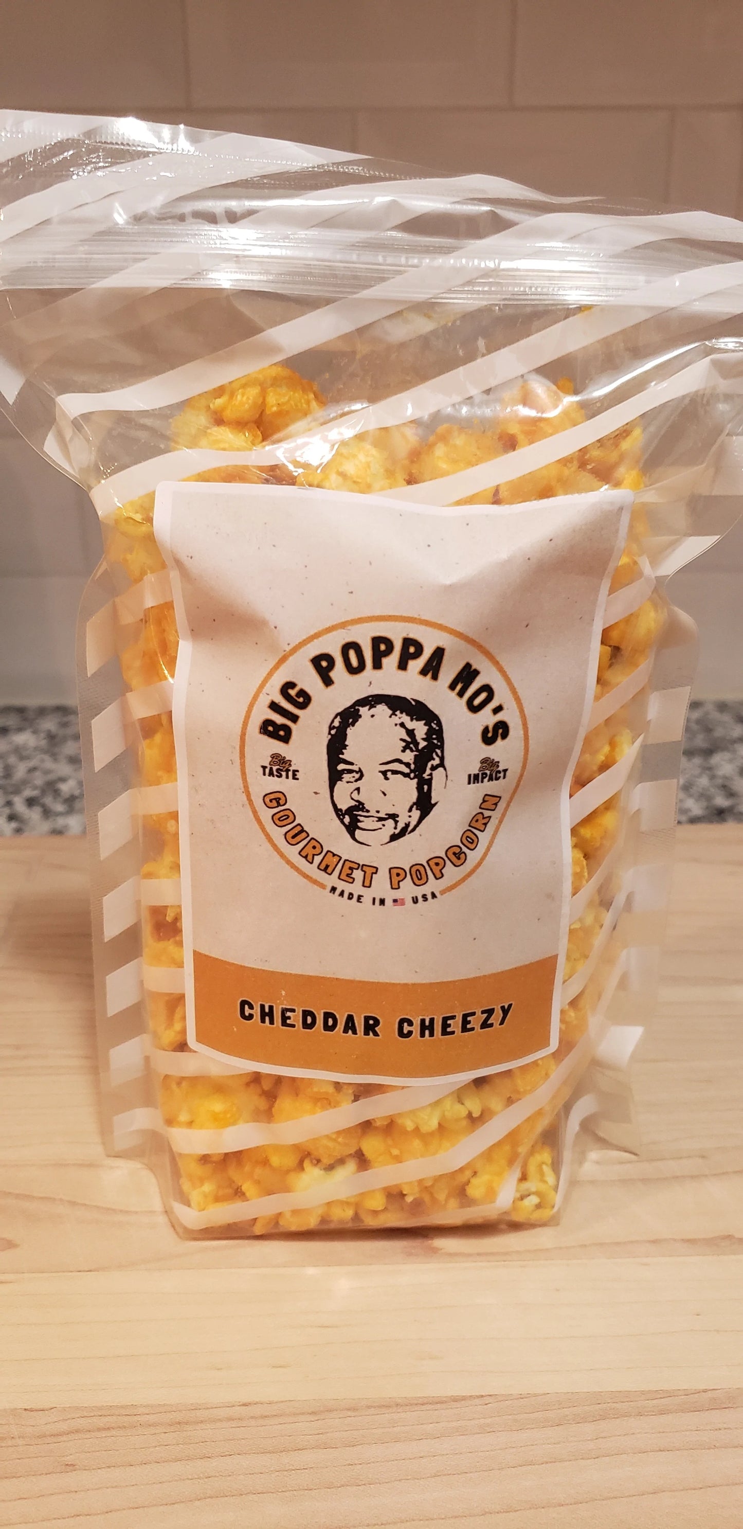 Cheddar Cheezy Gourmet Popcorn - BigPoppaMosGourmetPopcorn