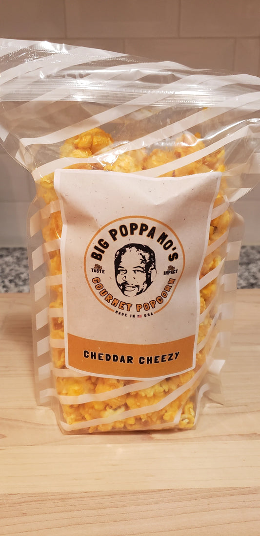Cheddar Cheezy Gourmet Popcorn - BigPoppaMosGourmetPopcorn