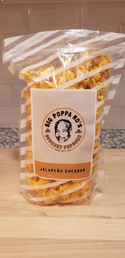 Jalapeno Cheddar Gourmet Popcorn - BigPoppaMosGourmetPopcorn